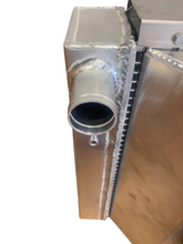 Load image into Gallery viewer, RADIATOR LAND ROVER DEFENDER LS3 ENGINE SWAP ALUMINUM RADIATOR DUAL FANS