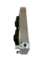 Load image into Gallery viewer, Radiator & Dual Fan set up for GenV LT1 installed in Land Rover Defender 90/110/130