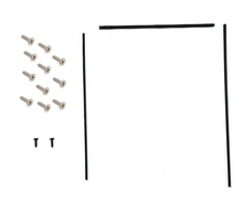 Load image into Gallery viewer, DEFENDER FELT WINDOW CHANNEL KIT WITH SCREWS - RIGHT & LEFT HAND - FOR LAND ROVER DEFENDER 90 AND 110 FRONT DOOR FROM 1994 ONWARD