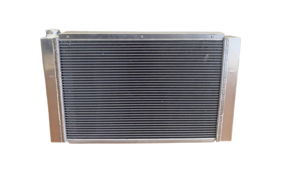 RADIATOR LAND ROVER DEFENDER LS3 ENGINE SWAP ALUMINUM RADIATOR DUAL FANS