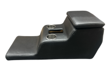 Load image into Gallery viewer, BLACK LEATHER COVERED LAND ROVER DEFENDER CONSOLE FOR AUTOMATIC SHIFTER
