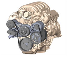 Load image into Gallery viewer, LAND ROVER LS3 RIGHT HAND DRIVE FRONT ENGINE ACCESSORY DRIVE - Complete kit

